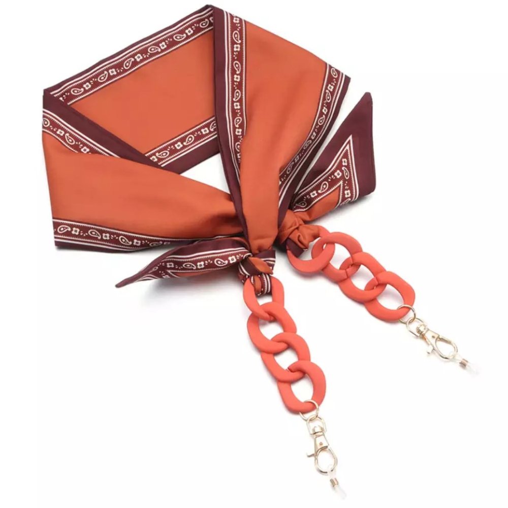 NEW scarf glasses chain
